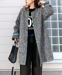 Q | MIXツイードカーディガン(カーディガン/ボレロ)