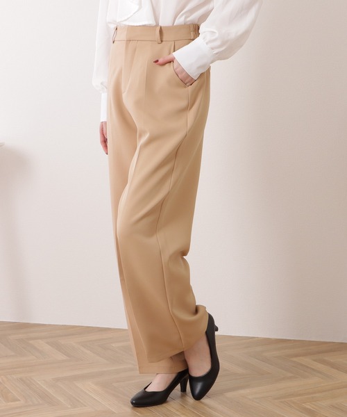 Lace Ladies(レースレディース)の「ツイルセンタープレスハイウエストストレートパンツ(スラックス・レディース・ブラウン/ベージュ/ブラック/アイボリー・S/M/L)」の21枚目の写真