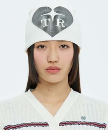 TARGETTO（ターゲット）の「A'GEM/9 × .kom『ROMANTIC CROWN/ロマンティッククラウン×TARGETTO/ターゲット』TR HEART BEANIE/ハートニットキャップ（ニットキャップ/ビーニー・メンズ）」