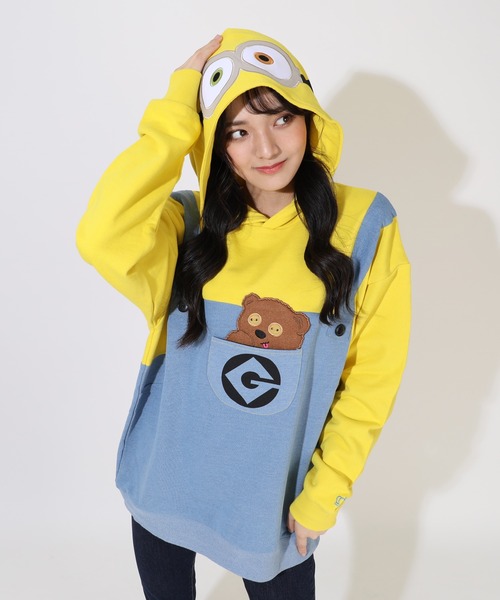 親子お揃い ミニオン なりきるパーカー 9076A（パーカー）｜MINIONS