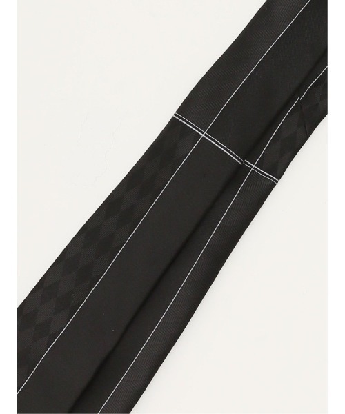 タカキュー シルク混 パネル柄 ナロータイ 7.0cm幅（ネクタイ）｜TAKA-Q（タカキュー）
