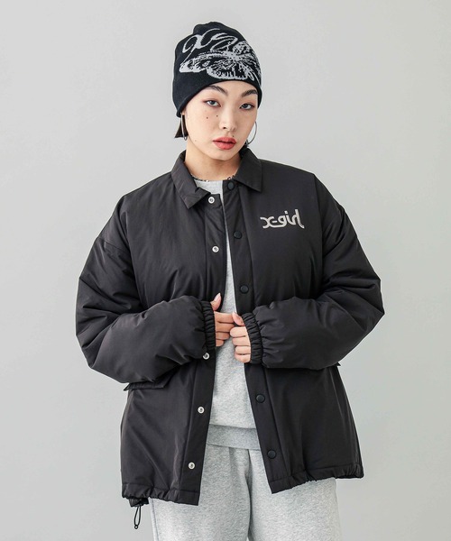 X-girl（エックスガール）の「PADDED COACH JACKET（その他