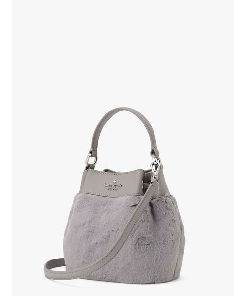 kate spade new york(ケイトスペード ニューヨーク)の「フランシー バケット バッグ(ハンドバッグ・レディース・グレー・ONESIZE)」の3枚目の写真