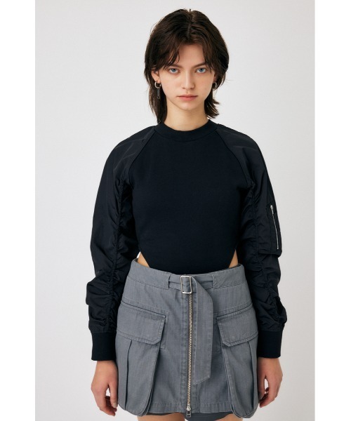 MOUSSY（マウジー）の「MA-1 DOCKING ボディースーツ（Tシャツ