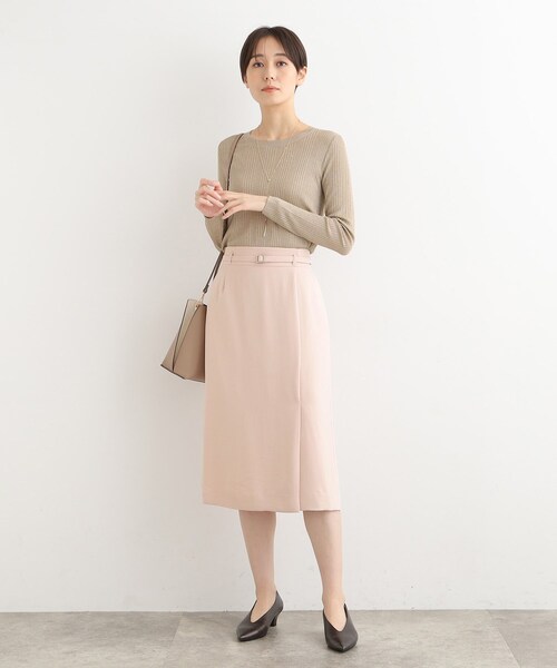 さんちゃん様ご購入用　INDIVI◇インディヴィ◇レディーススカートスーツ 洗える／日本製／定番スーツ】トリアセテート混ストレッチ
