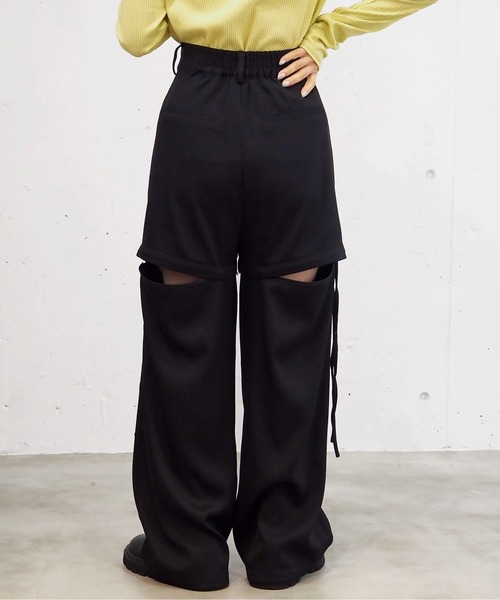 tiptop(ティップトップ)の「【シーズンレスアイテム】マルチWAYパンツ(その他パンツ・レディース・ブラック/チャコールグレー/アイボリー・FREE)」の8枚目の写真