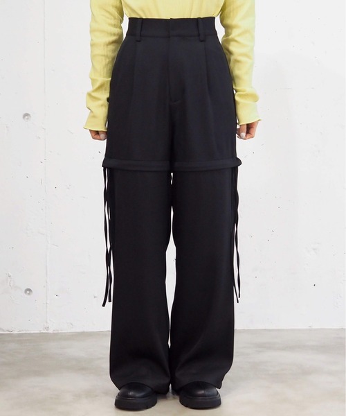 tiptop(ティップトップ)の「【シーズンレスアイテム】マルチWAYパンツ(その他パンツ・レディース・ブラック/チャコールグレー/アイボリー・FREE)」の10枚目の写真