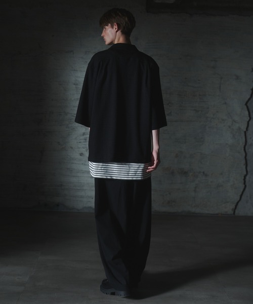 シアージャカードブラウス Sheer Jacquard Blouse idem（イデム）の「sheer jacquard volume blouse/シアー