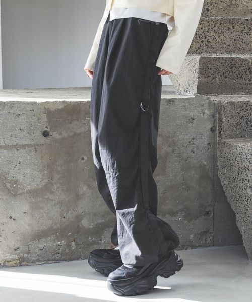 JEANASIS（ジーナシス）の「サイドベルトカーゴパンツ/105259（カーゴパンツ・レディース・ブラック/アイボリー/カーキ・SMALL/MEDIUM）」の8枚目の写真