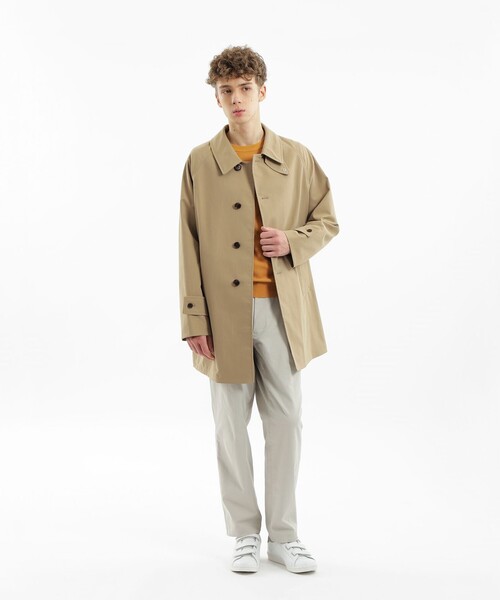 【セール】WELBURY（ウェルベリー） ピーチスキンスパンツイル（ステンカラーコート）｜MACKINTOSH PHILOSOPHY（マッキントッシュ フィロソフィー）