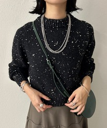 SHENERY | スパンコールラメニットプルオーバー(ニット/セーター)