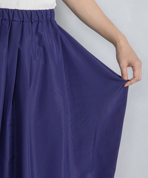 MARECHAL TERRE（マルシャルテル）の「タックデザインスカート（スカート・レディース・ベージュ/ブラック/グリーン系その他/ブルー/レッド・MEDIUM）」の15枚目の写真