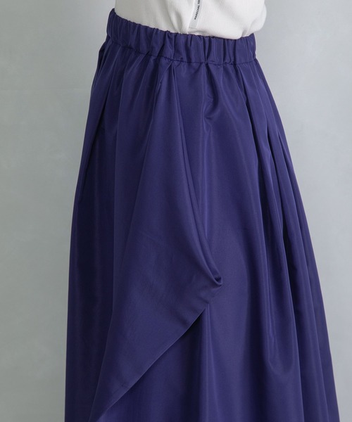 MARECHAL TERRE（マルシャルテル）の「タックデザインスカート（スカート・レディース・ベージュ/ブラック/グリーン系その他/ブルー/レッド・MEDIUM）」の16枚目の写真