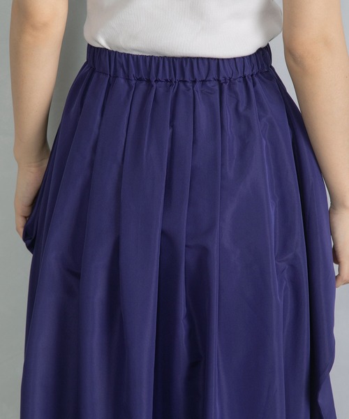 MARECHAL TERRE（マルシャルテル）の「タックデザインスカート（スカート・レディース・ベージュ/ブラック/グリーン系その他/ブルー/レッド・MEDIUM）」の17枚目の写真