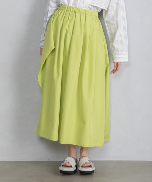 MARECHAL TERRE（マルシャルテル）の「タックデザインスカート（スカート・レディース・ベージュ/ブラック/グリーン系その他/ブルー/レッド・MEDIUM）」の18枚目の写真