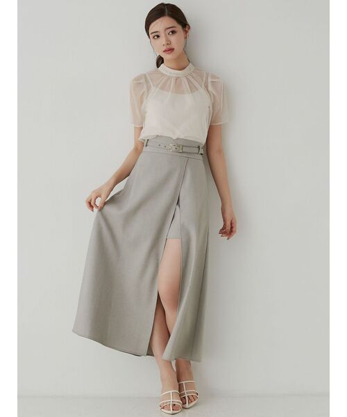 RESEXXY（リゼクシー）の「パワショルレースブラウス（シャツ/ブラウス・レディース・ブルー/アイボリー/ブラック・FREE）」の8枚目の写真