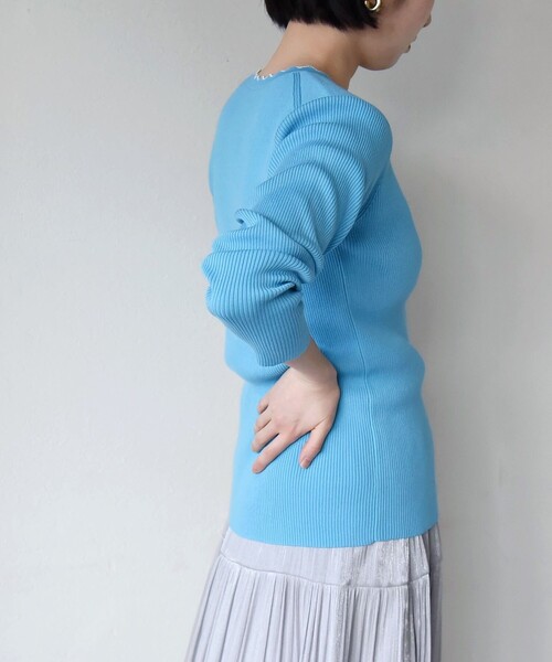 quaranciel:〈手洗い可能〉スカラップ カーディガン ＆ タンクトップ アンサンブル quaranciel:〈手洗い可能〉スカラップ カーディガン & タンク
