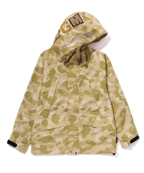 A BATHING APE(アベイシングエイプ)の「COLOR CAMO SHARK SNOWBOARD JACKET(マウンテンパーカー・メンズ・イエロー・SMALL/X-LARGE/XX-LARGE/MEDIUM/LARGE)」の5枚目の写真