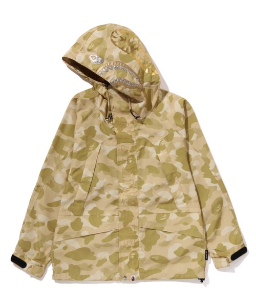 A BATHING APE(アベイシングエイプ)の「COLOR CAMO SHARK SNOWBOARD JACKET(マウンテンパーカー・メンズ・イエロー・SMALL/X-LARGE/XX-LARGE/MEDIUM/LARGE)」の6枚目の写真