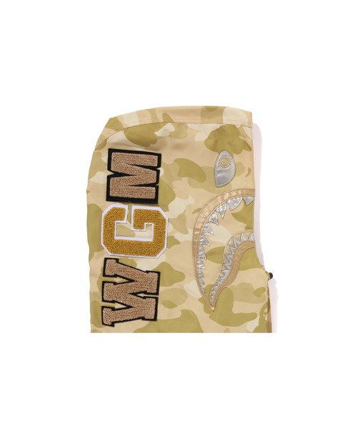 A BATHING APE(アベイシングエイプ)の「COLOR CAMO SHARK SNOWBOARD JACKET(マウンテンパーカー・メンズ・イエロー・SMALL/X-LARGE/XX-LARGE/MEDIUM/LARGE)」の7枚目の写真