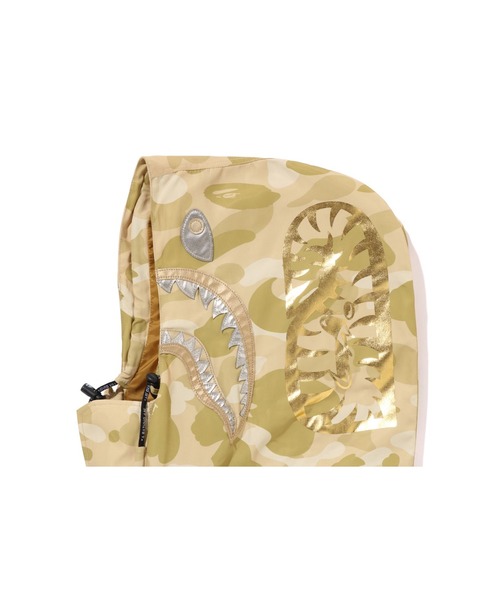 A BATHING APE(アベイシングエイプ)の「COLOR CAMO SHARK SNOWBOARD JACKET(マウンテンパーカー・メンズ・イエロー・SMALL/X-LARGE/XX-LARGE/MEDIUM/LARGE)」の8枚目の写真