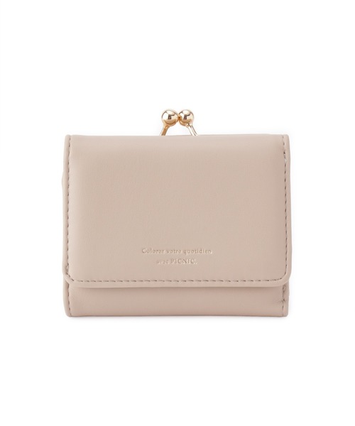 ROPE' PICNIC(ロペピクニック)の「がま口三つ折りウォレット(財布・レディース・ベージュ/ブラック/イエロー系その他/ゴールド/ピンク・FREE)」の7枚目の写真