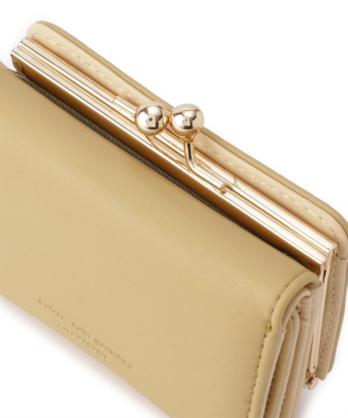 ROPE' PICNIC(ロペピクニック)の「がま口三つ折りウォレット(財布・レディース・ベージュ/ブラック/イエロー系その他/ゴールド/ピンク・FREE)」の14枚目の写真