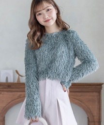 clear | フェザーフレアスリーブトップス≪2024SS新作≫(ニット/セーター)