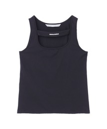 WRINKLED JERSEY BONDAGE TANK-TOP