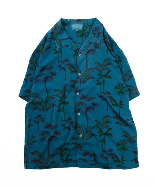 Universal Style Wear(ユニバーサルスタイルウェア)の「Universal Style Wear オーバーダイ リーフ シャツ(シャツ/ブラウス・メンズ・カーキ/スミクロ/ブルー/ブラウン・X-LARGE/LARGE/MEDIUM)」の8枚目の写真