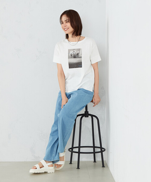 セール】速乾 フォトプリントTシャツ（Tシャツ/カットソー