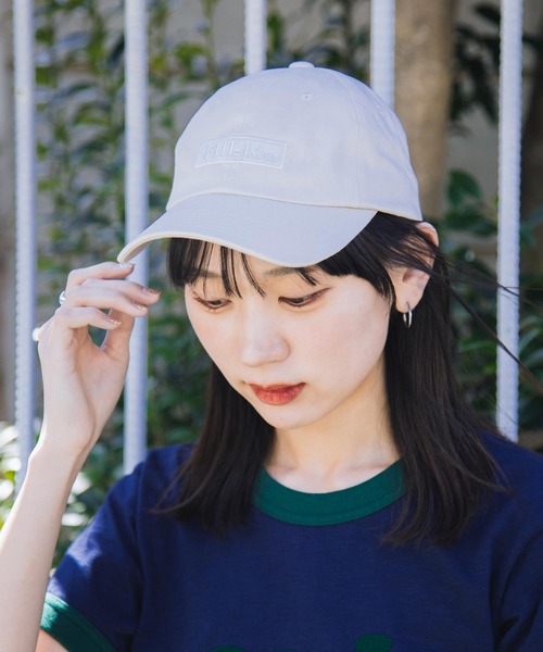 MILKFED.(ミルクフェド)の「BAR LOGO CAP(キャップ・レディース・マルチ/ブラック/オフホワイト/カモフラージュ・ONE SIZE)」の12枚目の写真