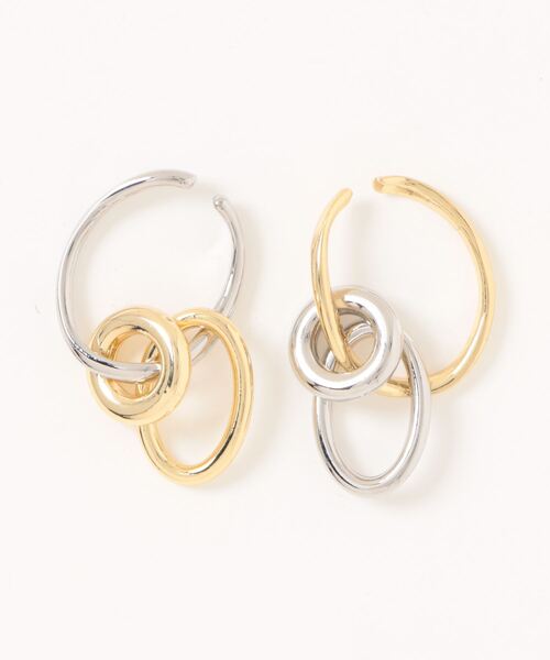 kutir(クティール)の「3連フープイヤーカフ(イヤーカフ・レディース・その他・FREE)」の4枚目の写真
