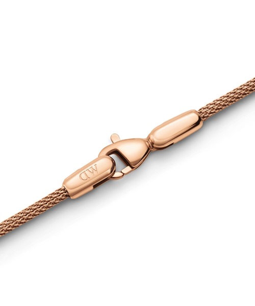 Daniel Wellington(ダニエルウェリントン)の「MESH BRACELET 1.8㎝ レディース/メンズ ブレスレット(ブレスレット・レディース・シルバー/ピンクゴールド/イエローゴールド・16.5cm/17.5cm/18.5cm/15.5cm)」の5枚目の写真