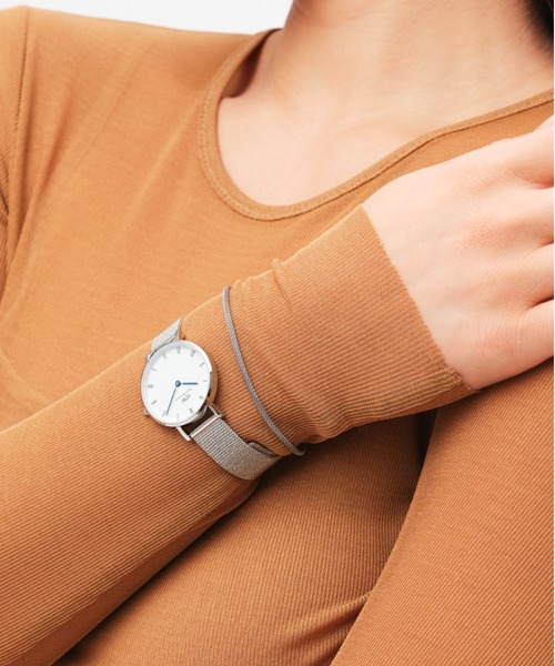 Daniel Wellington(ダニエルウェリントン)の「MESH BRACELET 1.8㎝ レディース/メンズ ブレスレット(ブレスレット・レディース・シルバー/ピンクゴールド/イエローゴールド・16.5cm/17.5cm/18.5cm/15.5cm)」の10枚目の写真