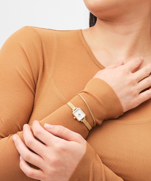 Daniel Wellington(ダニエルウェリントン)の「MESH BRACELET 1.8㎝ レディース/メンズ ブレスレット(ブレスレット・レディース・シルバー/ピンクゴールド/イエローゴールド・16.5cm/17.5cm/18.5cm/15.5cm)」の8枚目の写真