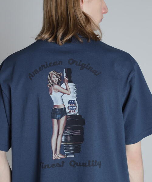 売れ筋商品|||ビーヤング Tシャツ レディース トップス BYSOLKO - Print T-shirt - java セール】Schott/ショット/SS T-SHIRT PLUG ADVERTISING/プラグ