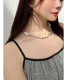 RESEXXY | パールチェーンコンビネックレス(ネックレス)