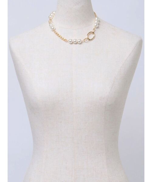 RESEXXY（リゼクシー）の「パールチェーンコンビネックレス（ネックレス・レディース・シルバー/ゴールド・FREE）」の22枚目の写真