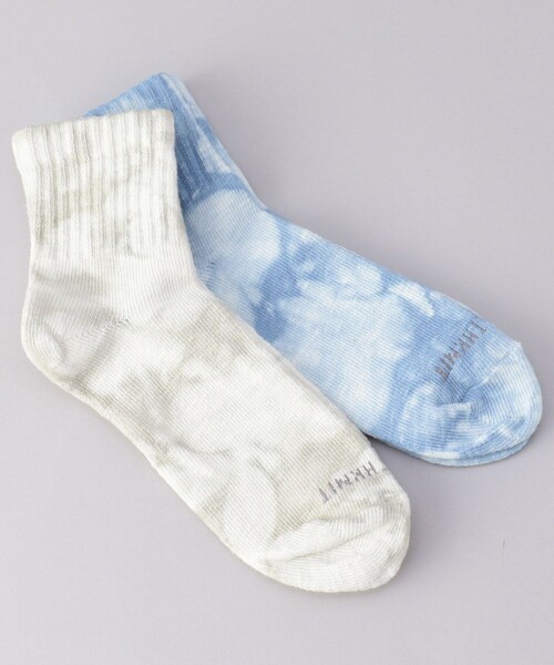Healthknit(ヘルスニット)の「Healthknit/ヘルスニット タイダイ パステル クウォーターソックス/セット191-3691(ソックス/靴下・メンズ・その他9・フリ-)」の1枚目の写真