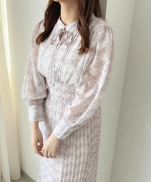 セール】シフォンボウタイワンピース【ZOZOTOWN限定アイテム セール】シフォンボウタイワンピース【ZOZOTOWN限定アイテム