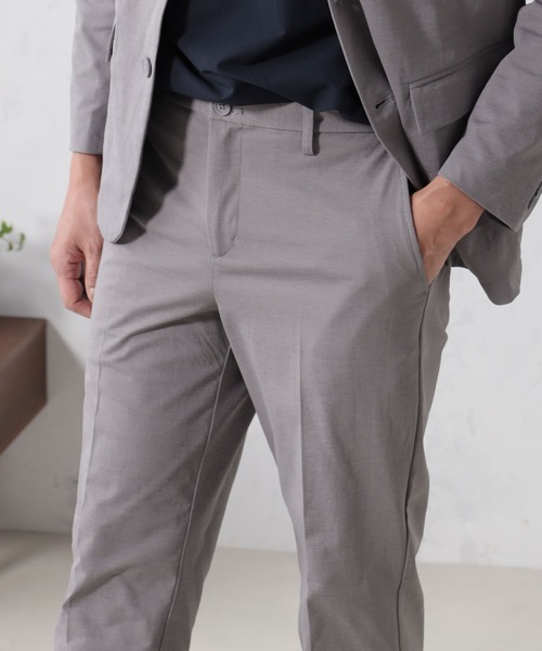 FOUND GOOD（ファウンドグッド）の「スラブSETUP/スラックス（スラックス・メンズ・ブラック/グレー系2/ベージュ/ネイビー・XL/L/M/S）」の11枚目の写真