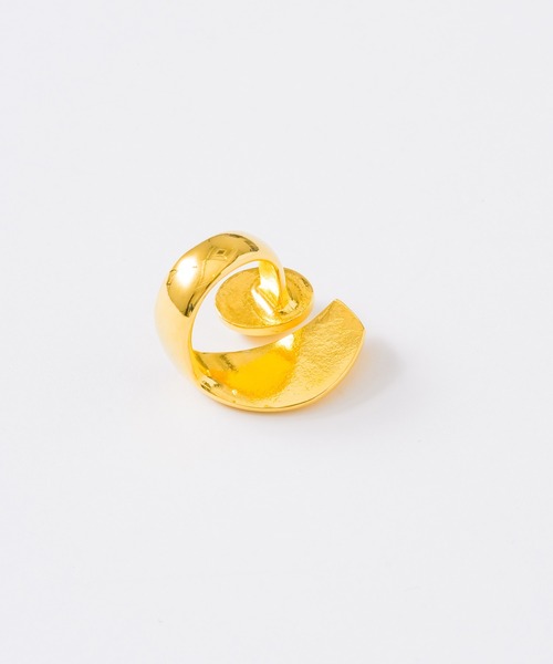 loni（ロニ）の「【金属アレルギー対応】Epiphyllum Color Ring/ストーンモチーフ付きボリュームリング（リング・レディース・ホワイト/グレー/ブラック・#11/#13）」の21枚目の写真
