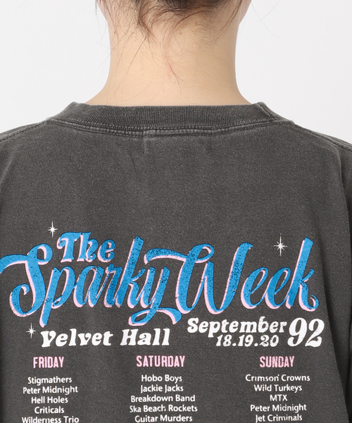 OUTDOOR PRODUCTS(アウトドアプロダクツ)の「GOOD ROCK SPEED ロゴTEE(Tシャツ/カットソー・レディース・ブラック系その他・FREE)」の7枚目の写真