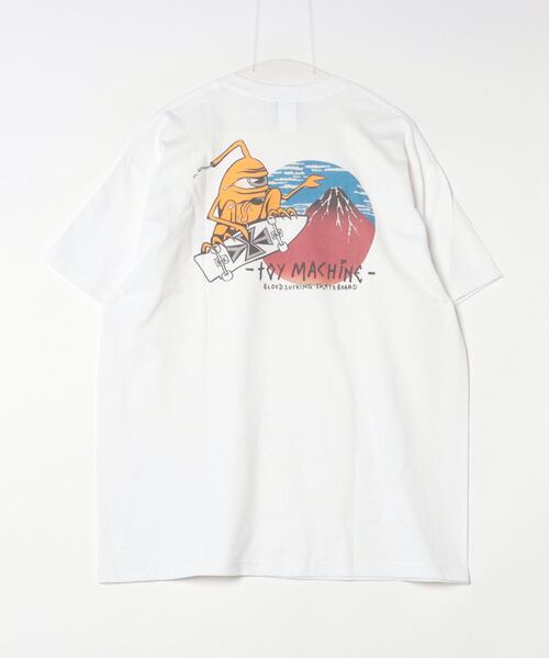 TOY MACHINE(トイ マシーン)の「【ムラサキスポーツ限定】TOY MACHINE/トイマシーン Tシャツ 半袖Tシャツ フロントプリント MTMSEST21(Tシャツ/カットソー・メンズ・ブラック/ホワイト・M/L/XL)」の5枚目の写真