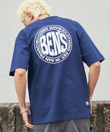 【BEN DAVIS(ベンデイビス)】CIRCLE BEN‘S TEE / サークルロゴ Tシャツ 刺繍 半袖 シンプルロゴ ブロークコア