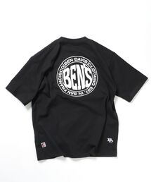 【BEN DAVIS(ベンデイビス)】CIRCLE BEN‘S TEE / サークルロゴ Tシャツ 刺繍 半袖 シンプルロゴ ブロークコア