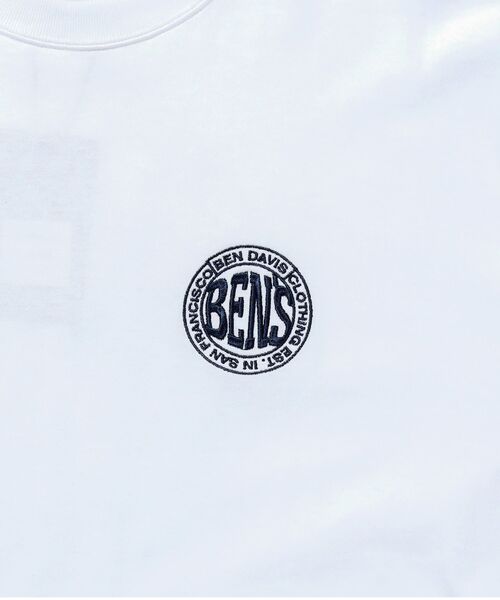 BEN DAVIS（ベンデイビス）の「【BEN DAVIS(ベンデイビス)】CIRCLE BEN‘S TEE / サークルロゴ Tシャツ 刺繍 半袖 シンプルロゴ ブロークコア（Tシャツ/カットソー・メンズ・ブルーグレー/チャコール/ホワイト/ダークネイビー/ネイビー/ブラック・MEDIUM/LARGE/X-LARGE）」の15枚目の写真