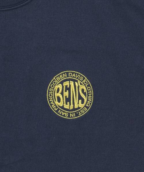 BEN DAVIS（ベンデイビス）の「【BEN DAVIS(ベンデイビス)】CIRCLE BEN‘S TEE / サークルロゴ Tシャツ 刺繍 半袖 シンプルロゴ ブロークコア（Tシャツ/カットソー・メンズ・ブルーグレー/チャコール/ホワイト/ダークネイビー/ネイビー/ブラック・MEDIUM/LARGE/X-LARGE）」の21枚目の写真