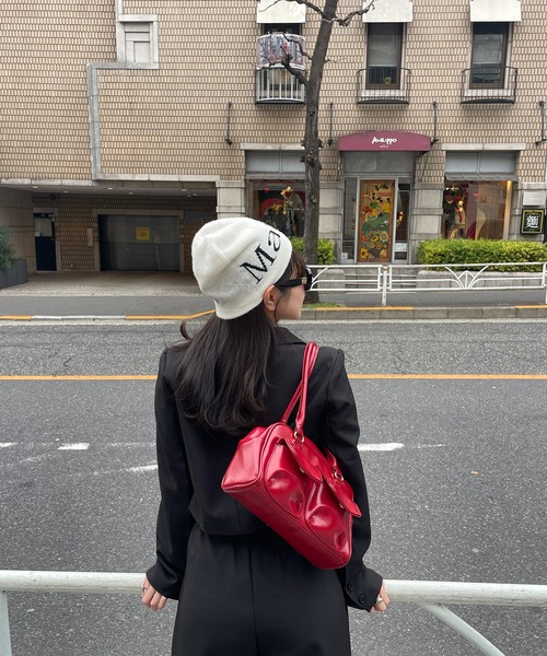 RiLi（リリ）の「ダブルポケットハンドバッグ【RL】（ハンドバッグ・レディース・ホワイト/ブラック/レッド・FREE）」の13枚目の写真